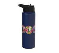 Three Moons Ostara Wicca Wiccan Happy Easter Spring Floral Stainless Steel Insulated Water Bottle