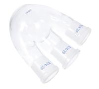 Three Neck Boiling Flask 100ml Glass round Bottom Lab
