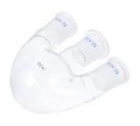 Three Neck Laboratory Flask 100ml Glass round Bottom