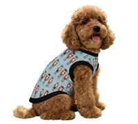 Three Nutcracker Soldiers Dog Shirts for Small Doggie Pet Ice Silk Vest Breathable Summer T-Shirt Soft Puppy Outfits