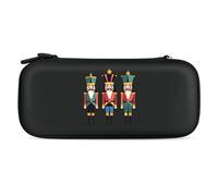 Three Nutcracker Soldiers Storage Bag Compatible with Switch Portable Carrying Case Protector Bags with 15 Games Accessories