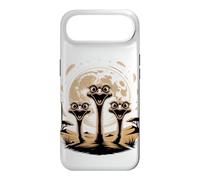 Three Ostrich Moon Big Bird Parody Safari Case for iPhone Air