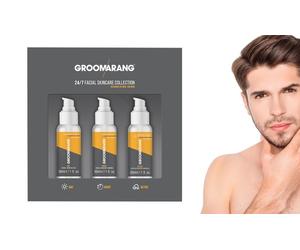 Three-Pack Groomarang Skincare Gift Sets for Men: One Set