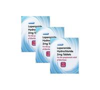 Three-Pack of Loperamide Hydrochloride 2mg - Diarrhoea Relief 12 Tablets