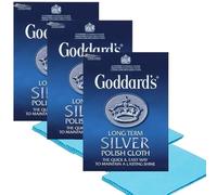Three Packs Goddards Long Term Silver Polish Cloth