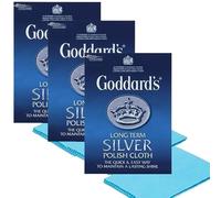 Three Packs Goddards Long Term Silver Polish Cloth