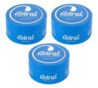 THREE PACKS of Astral Cream x 200ml