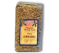 THREE PACKS of Biona Org Hemp Seed 250g