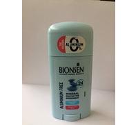 THREE PACKS of Bionsen Mineral Protective Deodorant Aluminium Free Stick 40ml