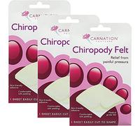 Three Packs of Carnation Adhesive Chiropody Felt (Small)