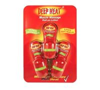 THREE PACKS of Deep Heat Muscle Massage Roll-On Lotion 50ml…