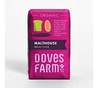 THREE PACKS of Doves Farm Org Bread Malthouse Flour 1000g