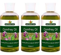THREE PACKS of Natures Aid Comfrey Oil 150ml