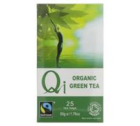 THREE PACKS of Qi Organic Green Tea 25 Bag