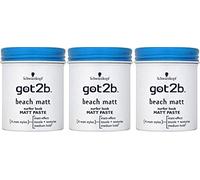 THREE PACKS of Schwarzkopf got2b Beach Matt Surfer Look Paste 100ml