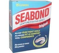 THREE PACKS of Seabond Denture Fixative Lowers by Seabond