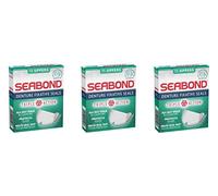 THREE PACKS of Seabond Denture Fixative Uppers