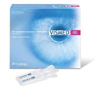THREE PACKS of Vismed Gel Eye Drops 20 x 0.45ml Vials