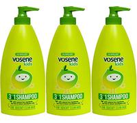 THREE PACKS of Vosene Kids 3 in 1 Conditioning Shampoo Head Lice Repellent 250ml