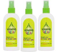 THREE PACKS of Vosene Kids Conditioning Defence Spray 150ml, Clear