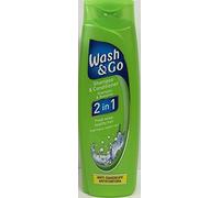 THREE PACKS of Wash & Go 2in1 Shampoo & Conditioner Anti-Dandruff 200ml