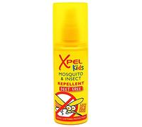 THREE PACKS of Xpel Kids Mosquito & Innsect Replent 70ml (DEET FREE) Pump Spray