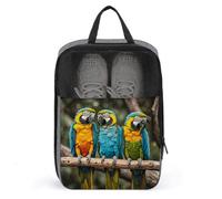 Three Parrots Travel Shoes Carrier Dustproof Portable Shoe Pouch Carrying Strap Handheld Shoe Bag for Travel Daily Use Storage Pouch, gray, One size, Travel Shoes Carrier, Gray, One size, Travel Shoes