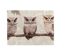 Three Parrots Wooden Puzzle 500 Piece Jigsaw Puzzle for Adults Challenging Puzzle for Game Size 15"x20.4"