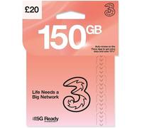 THREE pay as you go SIM Card UK & ROAM FREE in over 70 destinations - comes with £15 Bundle - 30 GB + Unltd Texts & Mins - ROAMING ALLOWANCE 12GB (3 £20)
