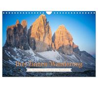 Three Peaks hike: from Lake Misurina to the top of the Rienza plateau UK-Version (Wall Calendar 2026 DIN A4 Landscape), CALVENDO 12 Month Wall Calendar