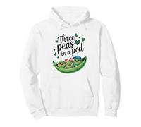 Three Peas in a Pod Matching Friends Besties Cute Family Pullover Hoodie