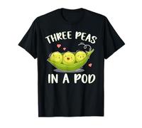 Three Peas In A Pod Triplets For Parents Triplet Sibling T-Shirt