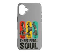 Three Pedal Soul Manual Transmission Stick Shift Case for iPhone 16 Plus