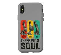 Three Pedal Soul Manual Transmission Stick Shift Case for iPhone X/XS