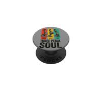 Three Pedal Soul Manual Transmission Stick Shift PopSockets Adhesive PopGrip