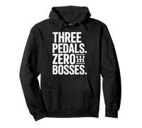 Three Pedals No Bosses Manual Stick Shift Pullover Hoodie