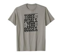 Three Pedals No Bosses Manual Stick Shift T-Shirt