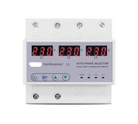 Three-phase 3P+N DIN rail phase selector voltmeter with adjustable overvoltage and undervoltage protection monitoring relay protector TOVPD3-100VAY 100A PHASE SELECTOR