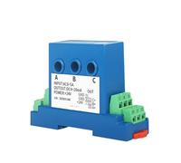 Three-phase AC Current Transmitter AC5A 10A 20A 50A To 4-20mA 0-10V Output Sensor Transmitter 1Pcs(Input AC 0-5A,OUTPUT RS485_DC24V)