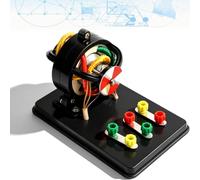 Three Phase AC/DC Generator Model, Electric Physics Experiment Kit, Pure Copper Coils, Open Design for School Labs and DIY Learning Activities