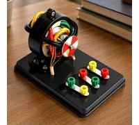 Three Phase AC/DC Generator Model for Physics Classroom, Tabletop Teaching Aid with Visible Working Structure for Science Lab and Student Demonstrations