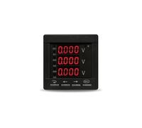 Three-phase AC Digital Voltmeter Ac500v Led Meter 72 80 96 194 380V Four-wire 1Pcs(An 4-20mA outputs)
