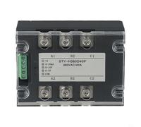 Three Phase AC Voltage Regulating Module Solid State For Relay 380V Thyristor Power Controller 40A-150A for Industrial Heating Motor Speed Control with Screw Terminal(40A)