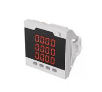 Three Phase AC Voltmeter Size 72 * 72 80 * 80 96 * 96mm Digital Instrument For Measuring Voltage 1Pcs(72 * 72mm)