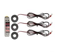 Three Phase Digital Ampere Meter For Din Rail Mount With High Definition Display And Wide Voltage Range For Industrial Power Monitoring