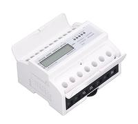 Three Phase Energy Meter, Power Usage Monitor, Real Time Tracking, Din Rail Mounted Unit with Lcd Screen, for Home and Business Panels, Accurate Level One Reading