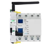 Three-Phase FI Circuit Breaker 30mA Type A & AC 63A 42kW - Automatic Re-Switching - Manual Control and On/Off Time/Day Programming via Tuya Wi-Fi App - RCCB Certified EN 61008-1