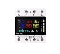 Three Phase for Power Meter Smart Electricity Usage Monitor DIN for rail Mount 0-23KW With Overload Protection(KWS-306)
