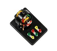 Three Phase Induction Motor Teaching Model with Visible Stator Rotor Windings and Wiring Terminals for Physics Classroom Demonstration Lessons Asynchronous Motor Demonstrator Electrical Experiment Aid