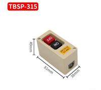 Three-Phase Push Button Switch, 15A/30A, IP50 Rated, Flame-Retardant ABS Housing, High-Current Industrial Power Control for Motor Start Applications